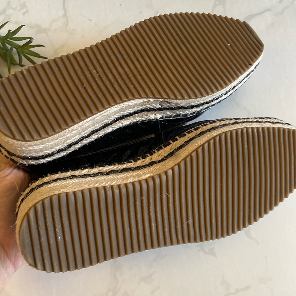 Karl Lagerfeld Black and Tan Espadrilles - Picture 7 of 7